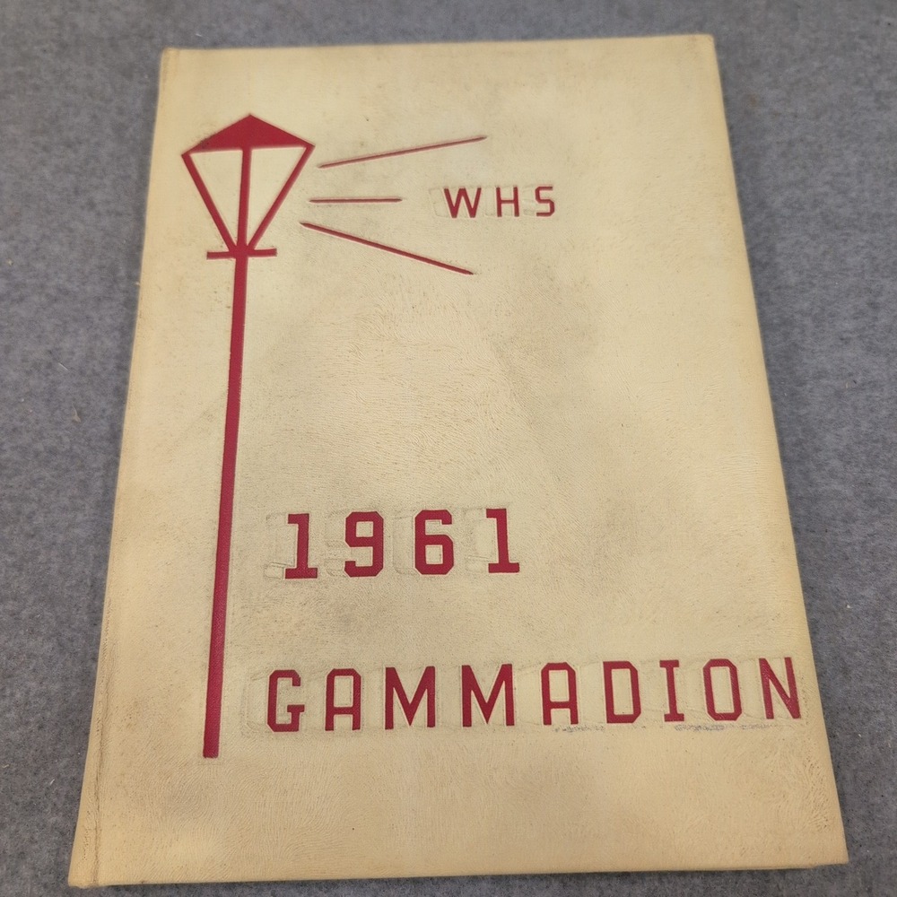 1961 Gammadion Westfield High School Yearbook WHS Massachusetts Vintage - Picture 1 of 2